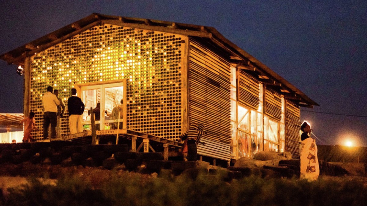 'There is ingenuity in Africa': the architect who builds with trash