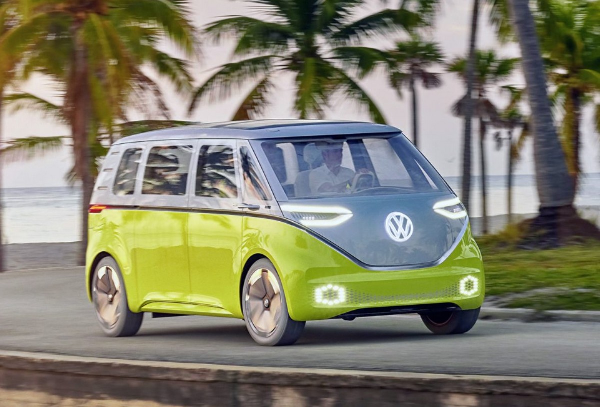 VW’s hip, all-electric ID Buzz van is a platform for its self-driving efforts